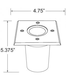 Encore LEDWL-105-LED-6W In-Grade Light 